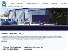 Tablet Screenshot of agiflex.ind.br